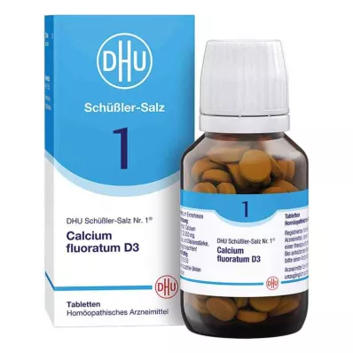 BIOCHEMIE DHU 1 Comprimés de Calcium Fluoratum D 3, 200 comprimés BIOCHEMIE DHU 1 Comprimés de Calcium Fluoratum D 3, 200 comprimés