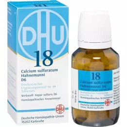 BIOCHEMIE DHU 18 Calcium sulfuratum D 6 comprimés, 200 pc