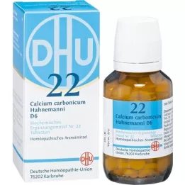 BIOCHEMIE DHU 22 Comprimés de Calcium carbonicum D 6, 200 pc