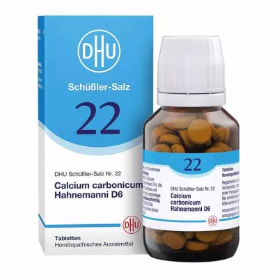 BIOCHEMIE DHU 22 Comprimés de Calcium carbonicum D 6, 200 pc
