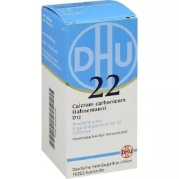 BIOCHEMIE DHU 22 Comprimés de Calcium carbonicum D 12, 200 pc