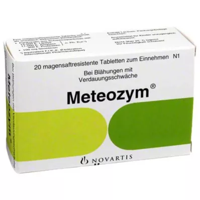 Comprimés pelliculés Meteozyme, 20 pc Comprimés pelliculés Meteozyme, 20 pc