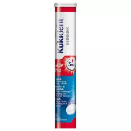KUKIDENT Nettoyant Express Aktiv Plus Tabs, 33 pces