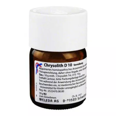 CHRYSOLITH D 10 Trituration, 50 g CHRYSOLITH D 10 Trituration, 50 g