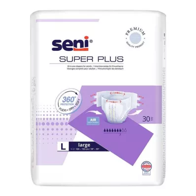 SUPER SENI Slip dincontinence Plus nuit f.E.taille 3 L, 30 pièces