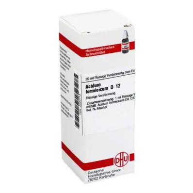 ACIDUM FORMICICUM D 12 Dilution, 20 ml