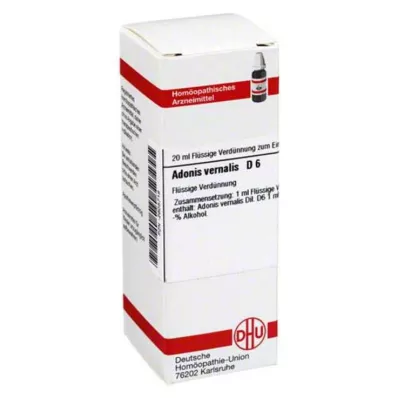 ADONIS VERNALIS D 6 Dilution, 20 ml ADONIS VERNALIS D 6 Dilution, 20 ml
