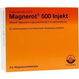 MAGNEROT 500 ampoules injectables, 10X5 ml