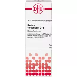 BARIUM CARBONICUM D 10 Dilution, 20 ml