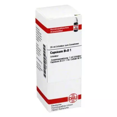 CAPSICUM Teinture mère D 1, 20 ml