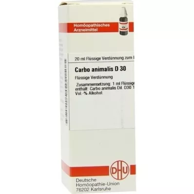 CARBO ANIMALIS D 30 Dilution, 20 ml