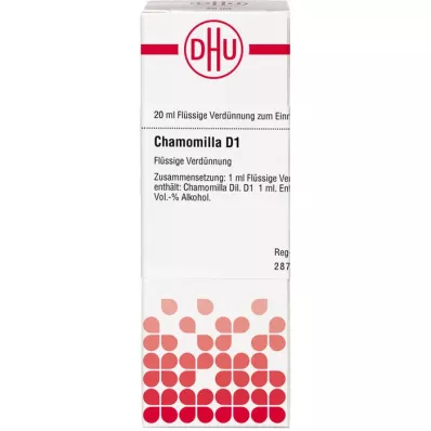 CHAMOMILLA D 1 Dilution, 20 ml