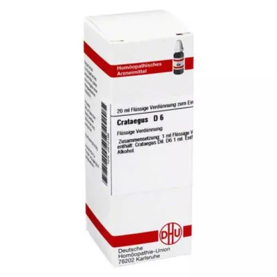 CRATAEGUS D 6 Dilution, 20 ml CRATAEGUS D 6 Dilution, 20 ml