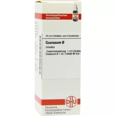 GUAIACUM Teinture mère D 1, 20 ml