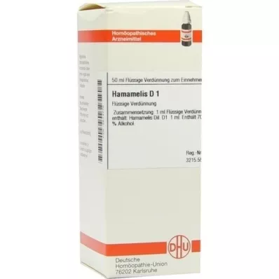 HAMAMELIS D 1 Dilution, 50 ml