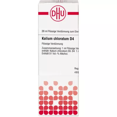 KALIUM CHLORATUM D 4 Dilution, 20 ml