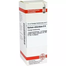 KALIUM CHLORATUM D 6 Dilution, 20 ml