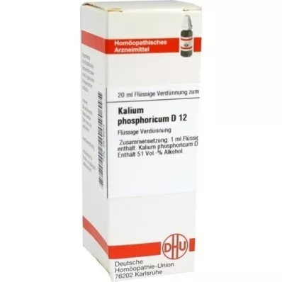 KALIUM PHOSPHORICUM D 12 Dilution, 20 ml
