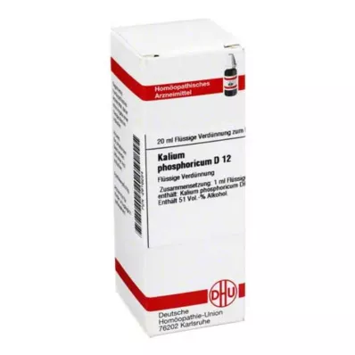 KALIUM PHOSPHORICUM D 12 Dilution, 20 ml KALIUM PHOSPHORICUM D 12 Dilution, 20 ml