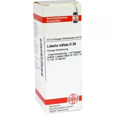 LOBELIA INFLATA D 30 Dilution, 20 ml LOBELIA INFLATA D 30 Dilution, 20 ml