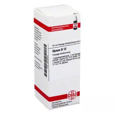DHU Opium D12 dilué, 20 ml DHU Opium D12 dilué, 20 ml