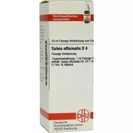 SALVIA OFFICINALIS D 4 Dilution, 20 ml