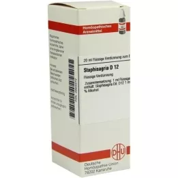 STAPHISAGRIA D 12 Dilution, 20 ml