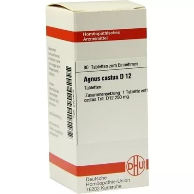 AGNUS CASTUS D 12 comprimés, 80 pc