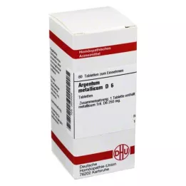 ARGENTUM METALLICUM D 6 comprimés, 80 pc