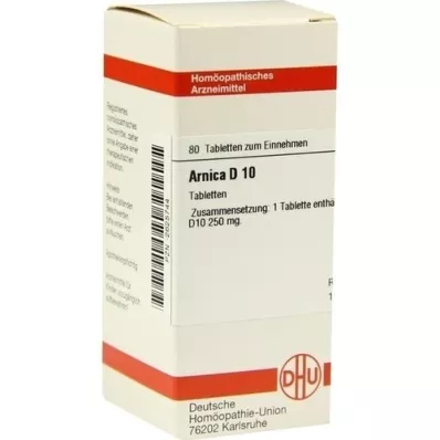 ARNICA D 10 comprimés, 80 pc