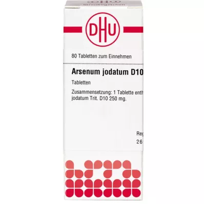 ARSENUM JODATUM D 10 comprimés, 80 pc