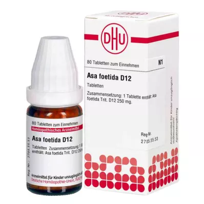 Comprimés Asa Foetida D12 (80 pièces) Comprimés Asa Foetida D12 (80 pièces)