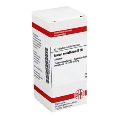 AURUM METALLICUM D 30 comprimés, 80 pc