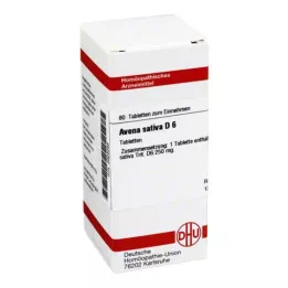 AVENA SATIVA D 6 comprimés, 80 pc