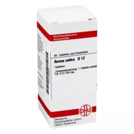 AVENA SATIVA D 12 comprimés, 80 pc