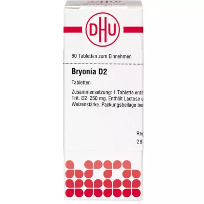 BRYONIA D 2 comprimés, 80 pc