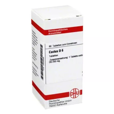 CACTUS D 6 comprimés, 80 pc