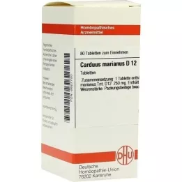 CARDUUS MARIANUS D 12 comprimés, 80 pc