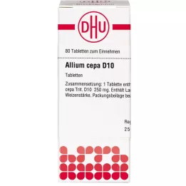 ALLIUM CEPA D 10 comprimés, 80 pc