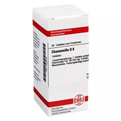 CHAMOMILLA D 6 comprimés, 80 pc