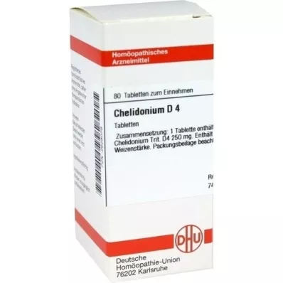 CHELIDONIUM D 4 comprimés, 80 pc