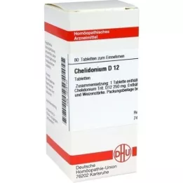 CHELIDONIUM D 12 comprimés, 80 pc