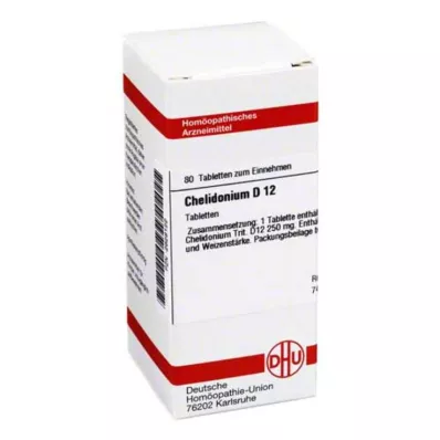 CHELIDONIUM D 12 comprimés, 80 pc