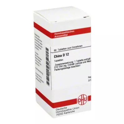 CHINA D 12 comprimés, 80 pc