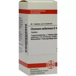 CHININUM SULFURICUM D 4 comprimés, 80 pc