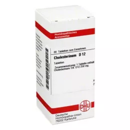 CHOLESTERINUM D 12 comprimés, 80 pc
