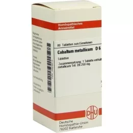 COBALTUM METALLICUM D 6 comprimés, 80 pc