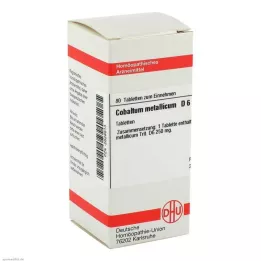 COBALTUM METALLICUM D 6 comprimés, 80 pc