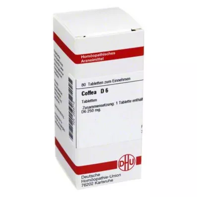 COFFEA D 6 comprimés, 80 pc
