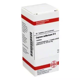 CUPRUM SULFURICUM D 6 comprimés, 80 pc